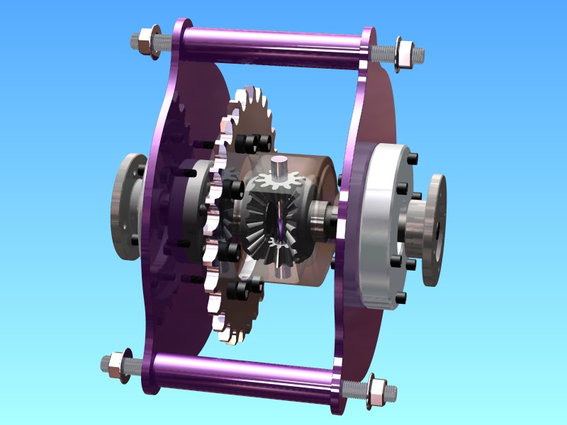 链条驱动的差速器